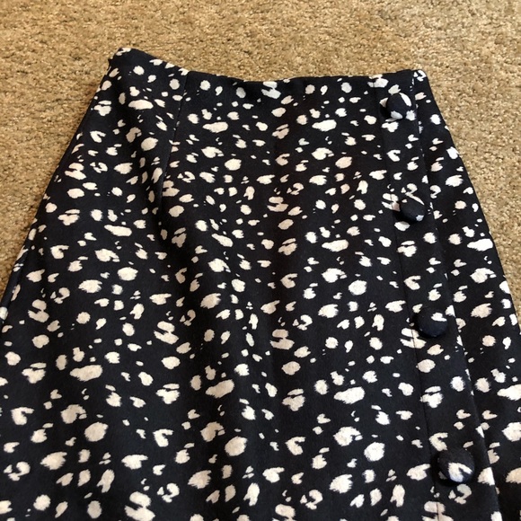 Animal printed flare high waisted midi skirt - Picture 2 of 4